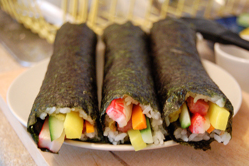 단무지김밥 이미지