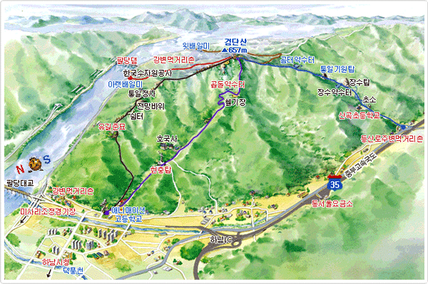 검단산 정상 전망 2 이미지