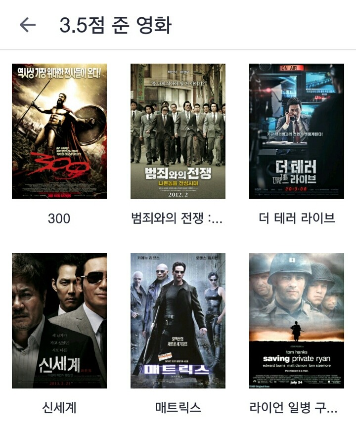 개인적인 영화 평점... | 인스티즈