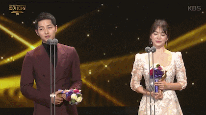 송중기-송혜교가 결혼을 약속했다는 1월 1일에 공동으로 받은 연기대상 | 인스티즈
