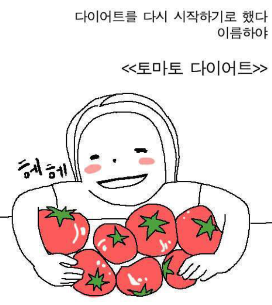 토마토 다이어트를 하는데 살이 안 빠진다 | 인스티즈