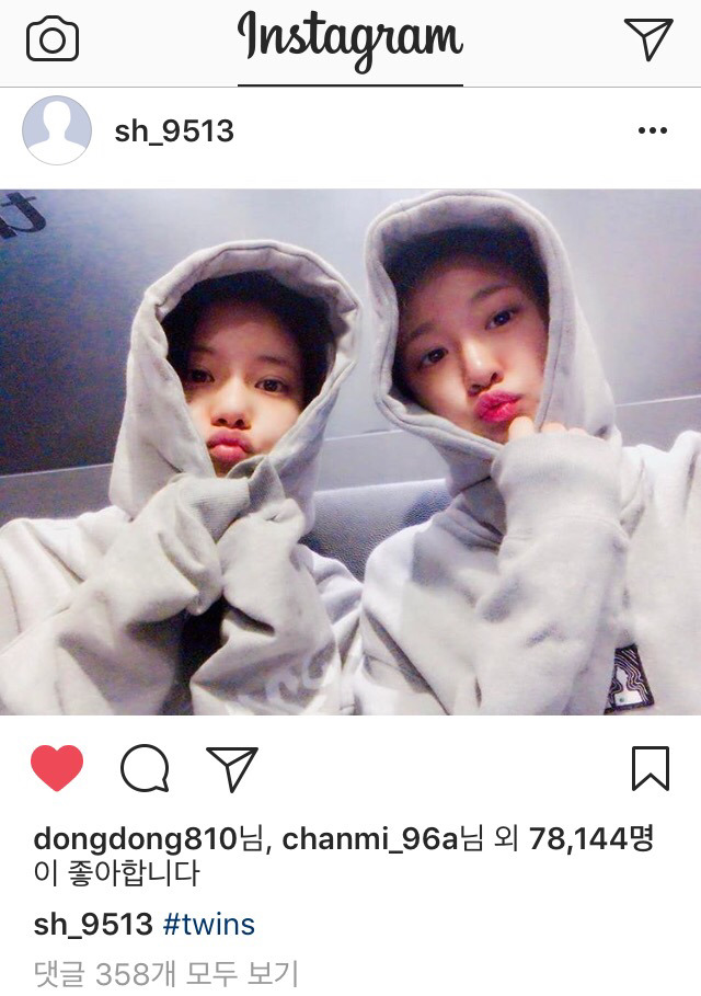 4/19 설현 인스타그램 (with 혜정) | 인스티즈