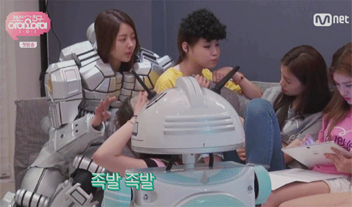 귀여움이 폭발한 랜선친구 아이오아이 스톤나영 | 인스티즈