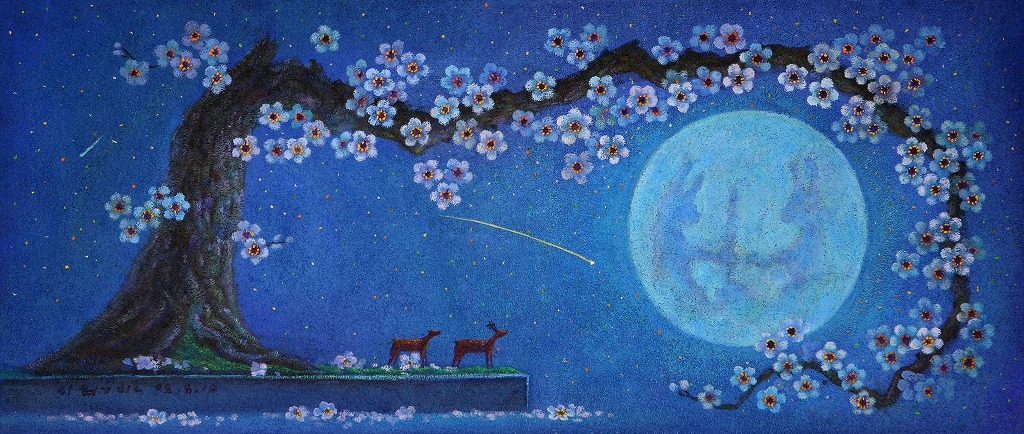 밤하늘의 별과 달을 그리는 화가 ㅎㄷㄷㄷㄷ .jpg | 인스티즈