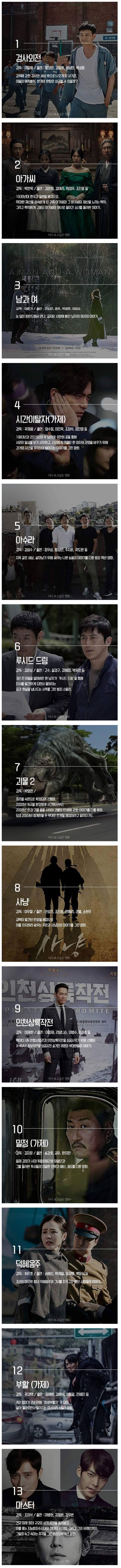 2016년 개봉 한국영화.jpg | 인스티즈