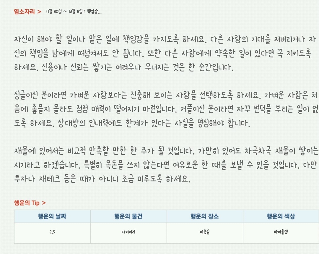 산수도인 주간 별자리 운세 (11월 30일 ~ 12월 6일) | 인스티즈
