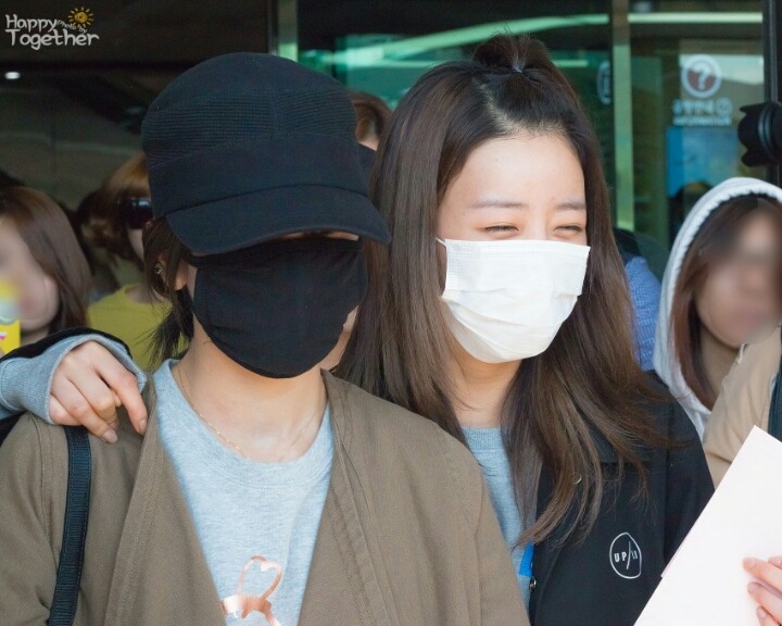 마스크로 꽁꽁 싸맨 에이핑크.jpg | 인스티즈