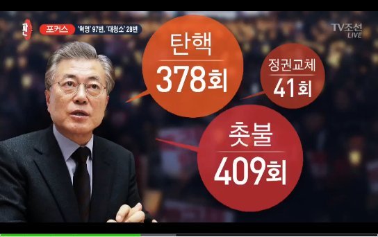 하루종일 문재인 입만 쳐다보는 어둠의 문사모 TV선 | 인스티즈