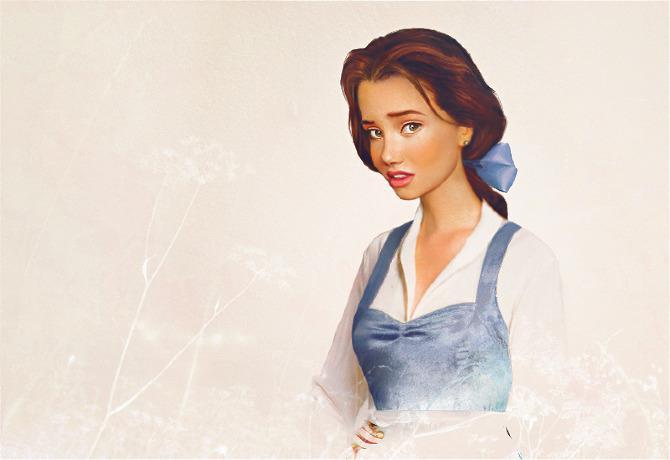 디즈니 여주인공 실사판 그림 | 인스티즈