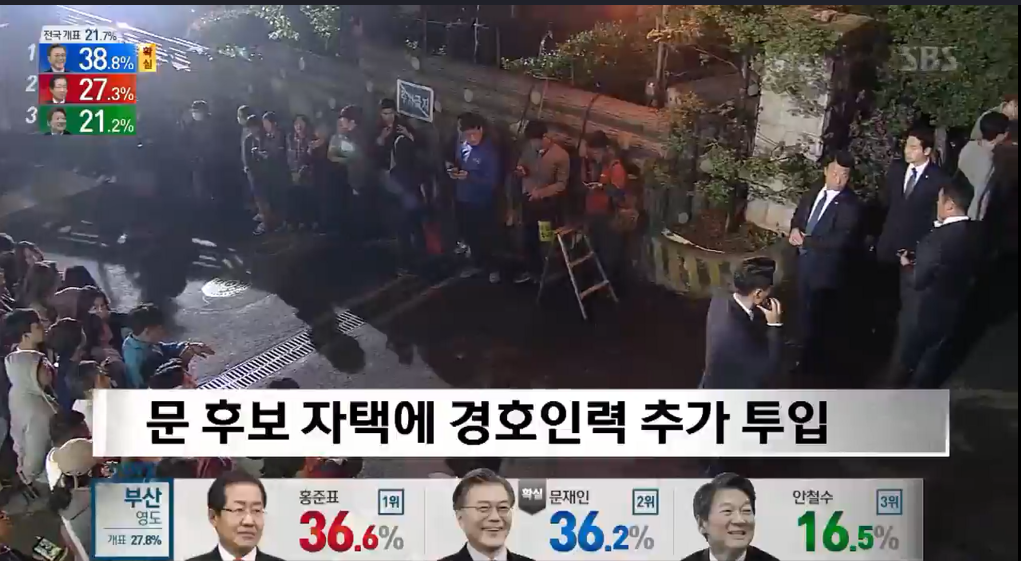 문재인 후보 자택에 청와대 경호 인력 투입중 | 인스티즈
