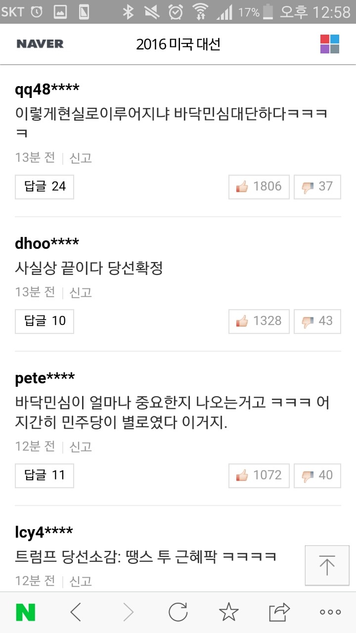 트럼프 당선확률94% | 인스티즈