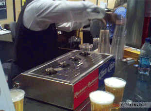 신기한 생맥주 기계.gif | 인스티즈