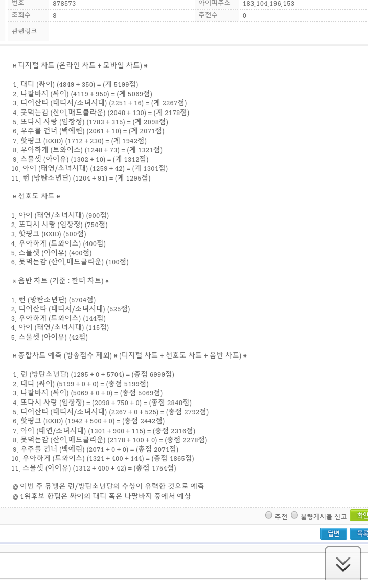 12월11일 뮤뱅예측 | 인스티즈