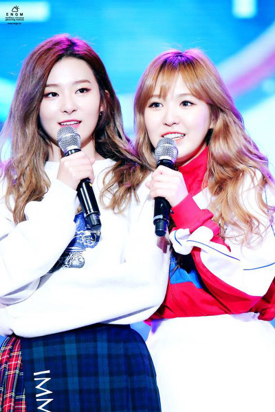 웬디 따라하는 슬기.gif | 인스티즈