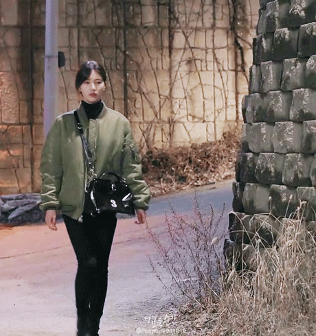 수지 항공점퍼 핏 | 인스티즈