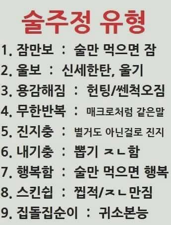 본인의 술주정 유형은?? | 인스티즈