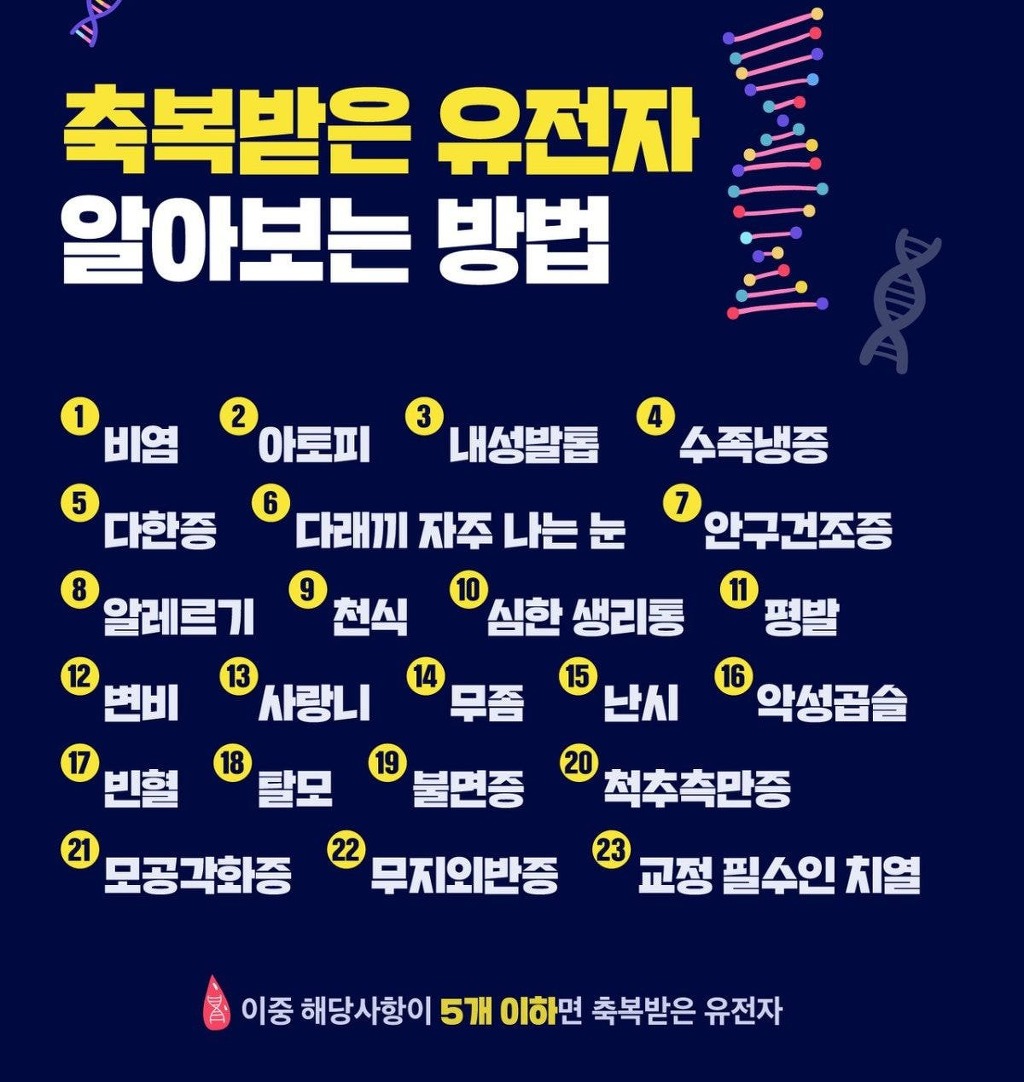 건강한 유전자 쉽게 알아보는 방법 | 인스티즈