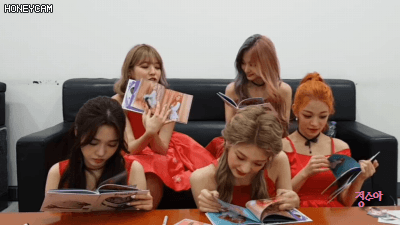 오늘자 프로미스나인 V앱.GIF | 인스티즈
