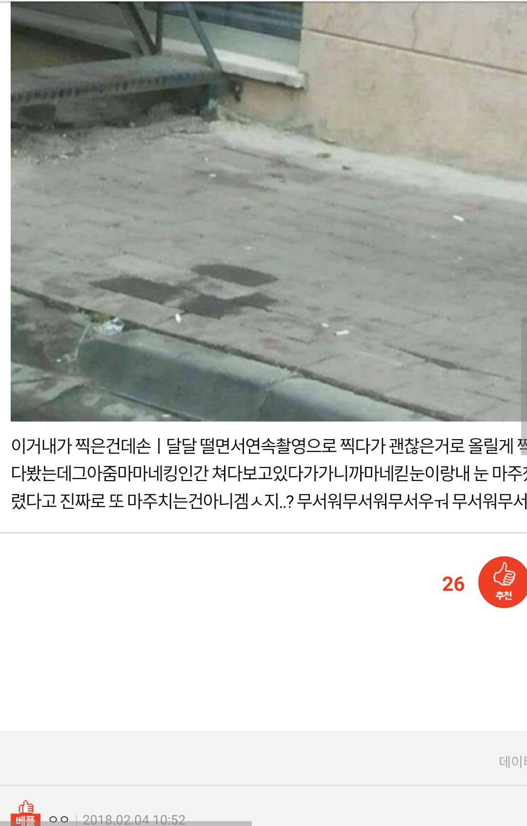 드디어 올라온 마네킹인간 목격사진.(+원글은 삭제된 상태) | 인스티즈