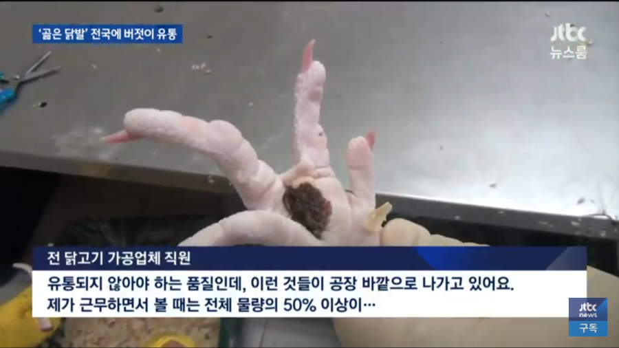 당분간 닭발 먹으면 안 되는 이유 (혐오주의) | 인스티즈