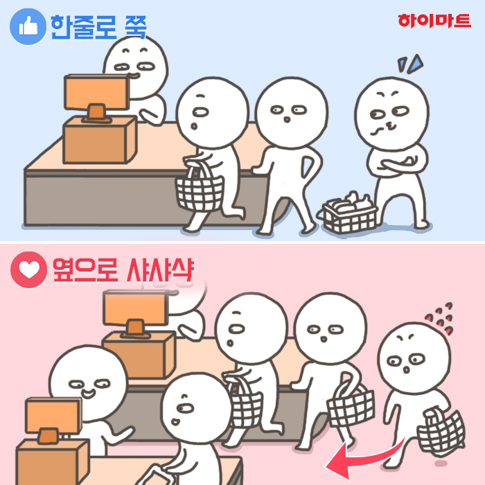 계산할 때 나의 줄 서는 유형은? | 인스티즈