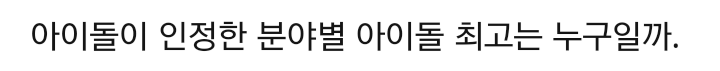 아이돌 100여명이 직접 뽑은 가장 예쁜 아이돌 2명 ㄷㄷㄷㄷ | 인스티즈