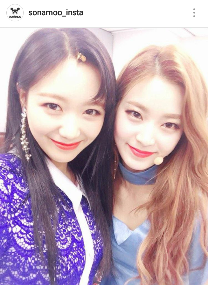 오늘자 소나무 인스타 ft. 러블리즈 수정이 | 인스티즈