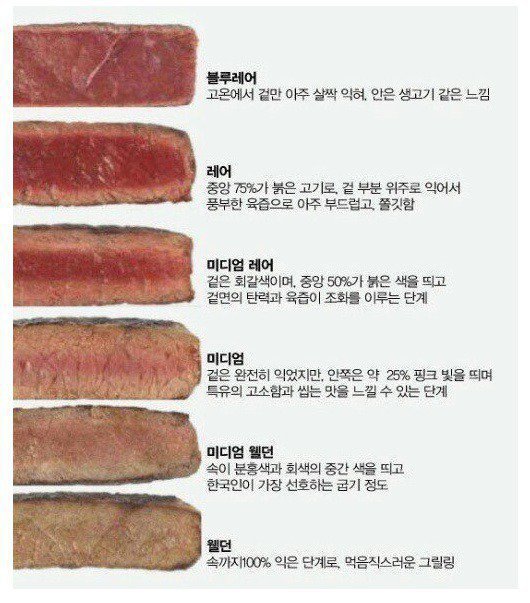 본인의 스테이크 취향은?? | 인스티즈