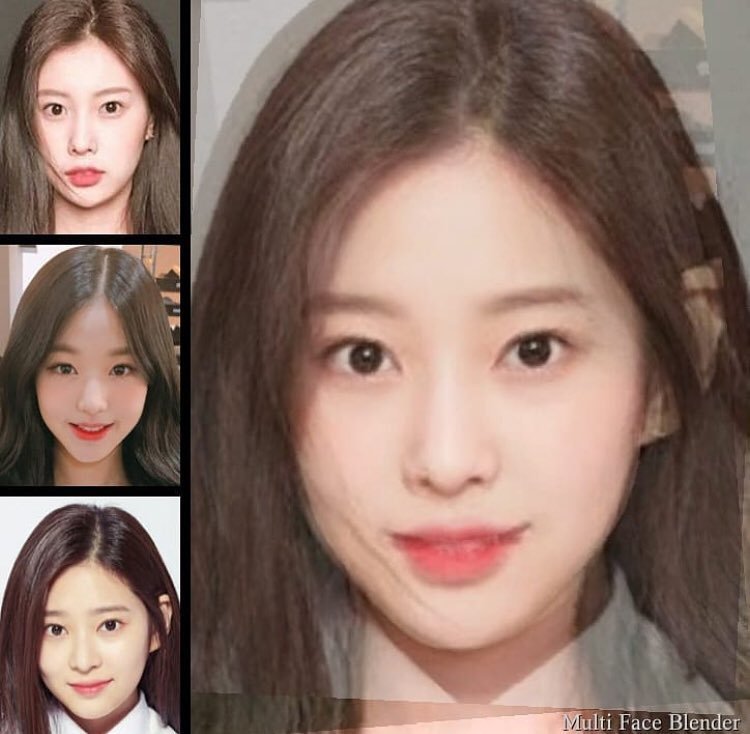 아이즈원 장원영 김민주 강혜원 얼굴 합치기 ㄷㄷ | 인스티즈