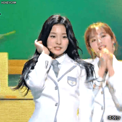 171215 뮤직뱅크 프로미스9 노지선, 이나경.gif | 인스티즈
